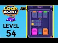 Loop sort hard Level level 54 solution and walkthrough for gameplay
