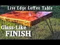 How to Make a Live Edge Table Professional Finishing Results with Polyurethane Diy Project