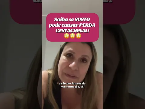 SUSTO pode causa PERDA GESTACIONAL? Descubra agora!🫣😬