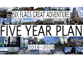 Six Flags Great Adventure 5 Year Plan 2016 - 2020 Future Attractions