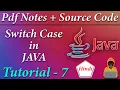 Switch Case in JAVA Enhanced Switch Case in JAVA JAVA Tutorial in Hindi Death Code