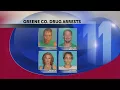 Four people facing charges after Greene County drug bust