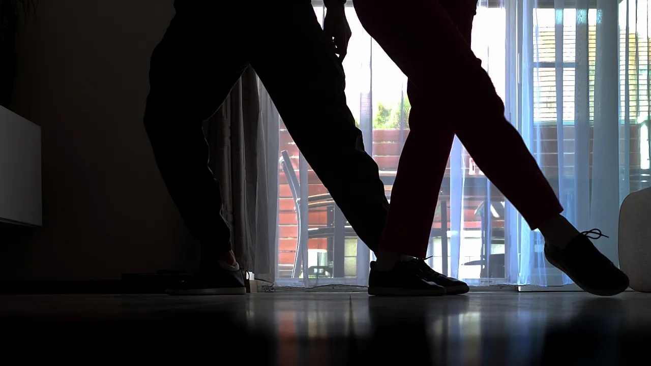 West Coast Swing footwork practice