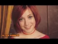 Alyson Hannigan Bikini Lingerie Bra Panties Sheer Lace Robe Nightwear