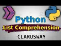 List Comprehension Python Tutorial Learn Python Programming - Clarusway