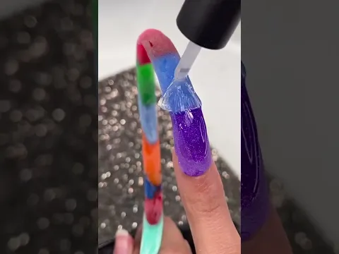 Super Duper Long Nail with a Curl 😂💅  ilysmnails .com #nails #nailsart #satisfying #nailtutorial