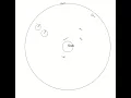 Solar system drawn by canvas of JS