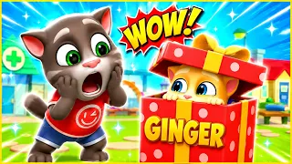 El Gato TOM y SUS AMIGOS 2, 🥳¡GINGER DESBLOQUEADO! 🥳 Nueva Actualización de TALKING TOM FRIENDS 2