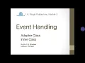 AJP Adapter Class Inner Class Event Handling