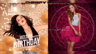 Download [HAPPY B-DAY GIGI] Katy Perry \u0026 Ariana Grande - Birthday Remix / Better Left Unsaid Mashup MP3