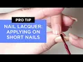 How to Apply OPI Polish on Short Nails