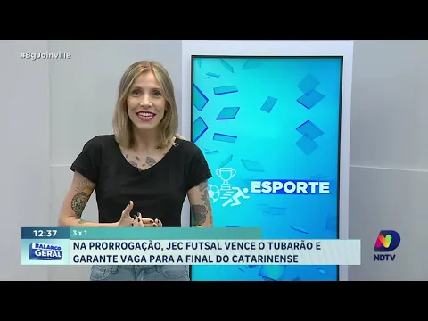 3 x 1 na prorrogação, JEC Futsal vence o Tubarão e garante vaga para a final do Catarinense