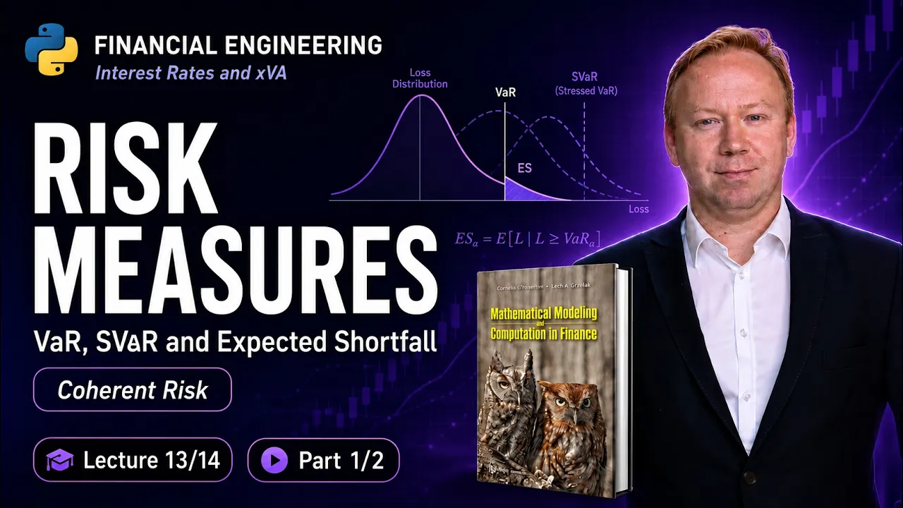 Financial Engineering Course: Lecture 13/14, part 1/2, (Value-at-Risk and Expected Shortfall)