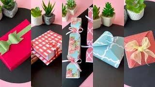5 DIY Gift box making ideas❤️😍 Upgrade your gift wrapping idea to the next level💝