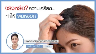  ทำไมความเครียดจึงทำให้ผมหงอกก่อนวัยได้ 