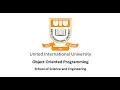Lecture 6 - Object Oriented Programming Fahim Shahriar