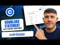 How to Download Your Coinbase Account Statement 2026 Tutorial