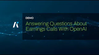 Answering Questions about Earnings Calls with OpenAI