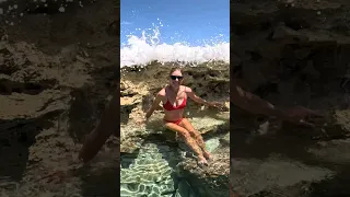 Hidden Gems of the Bahamas – Queens Baths, Eleuthera #travel #bahamas #queensbaths