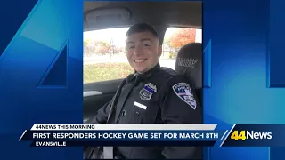 Evansville First Responders to host benefit hockey game Saturday for EPD officer Jordan Rundle