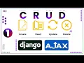 Django Ajax CRUD Application System DEMO Learn CRUD using Django and Ajax Asynchronous