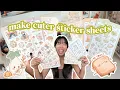 How to make the cutest sticker sheets Procreate Cricut