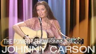 june carter cash performs ring of fire and sits down with johnny carson tonight show