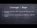 Concept - How to scrape webpages with JAVA