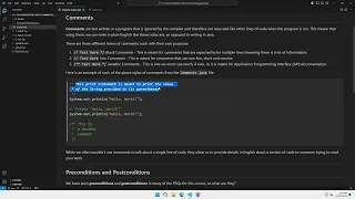 5 3 Documentation with Comments 1 - Comments