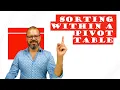 Sorting made easy in pivot tables multi-level sorting