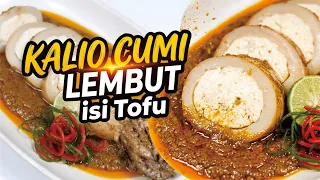 Tips Kenyal Tidak Alot! Resep Kalio Cumi isi Tofu  