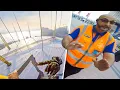 INSANE SECURITY ESCAPE O2 ARENA SUNRISE CLIMB