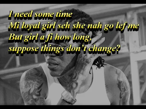 Download MP3 Vybz Kartel - Time (Lyrics Video)