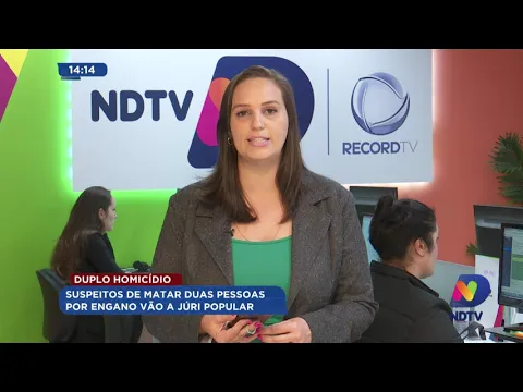 Duplo homicídio: suspeito de matar duas pessoas por engano vão a júri popular