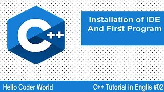 Installation of IDE and First Program C Tutorial in English