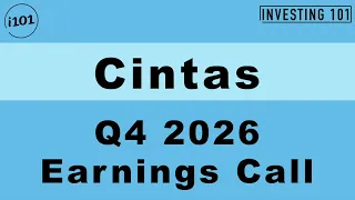 Cintas Q4 2026 Earnings Call Enterprise Uniform Rental Sourcing Efficiencies Drive Profits