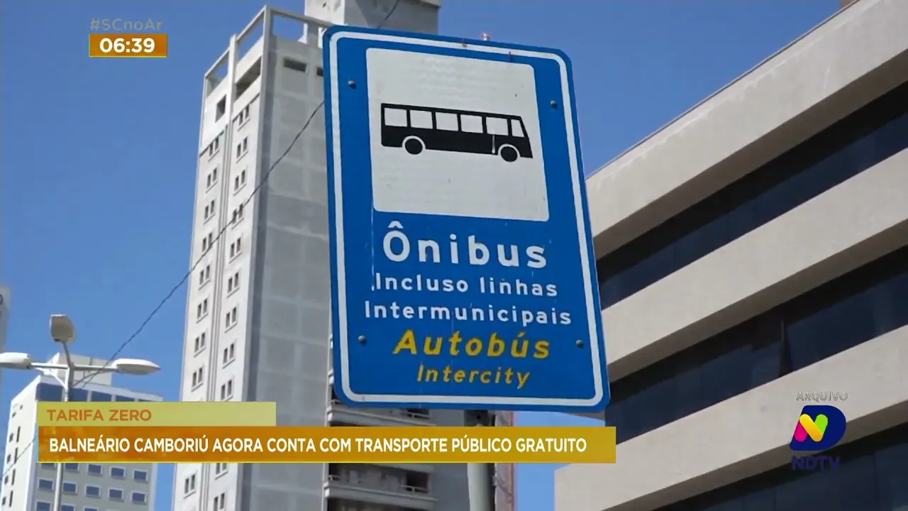 Balneário Camboriú e Balneário Piçarras têm transporte coletivo gratuito nos próximos dias