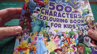 Disney 500 Characters Colouring Book