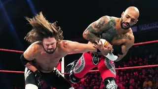 aj styles vs ricochet wwe raw june 24 2019