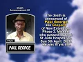 Paul George Short Obituary