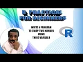 HOW TO SWAP TWO NUMBER USING THIRD VARIABLE R Example Tamil Software