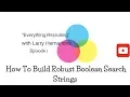 How to make Boolean Search Strings for Big Data Engineering Recruiting Talent Sourcing