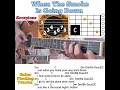 Download Lagu When The Smoke Is Going Down - Scorpions guitar chords w/ lyrics \u0026 plucking tutorial