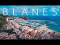Blanes Costa Brava Spain FromAbove 4K