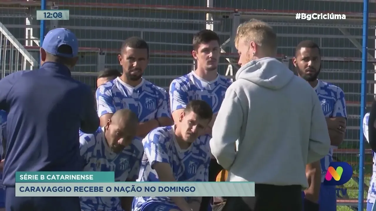 Caravaggio joga com o Nação, no domingo (7), pela Série B do Catarinense