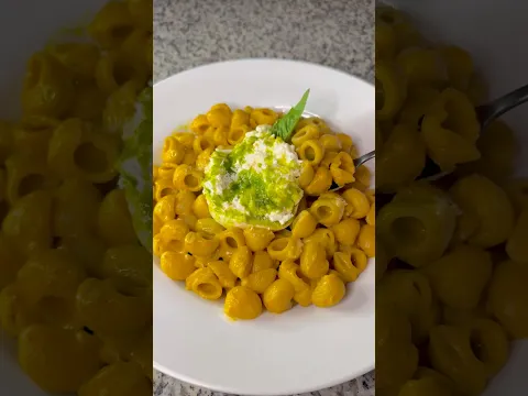 ROASTED GARDEN PASTA WITH BURRATA