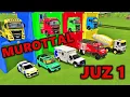 MUROTTAL ANAK JUZ 1 ANIMASI MOBIL | MIXER TRUCK, EXCAVATOR, POLICE CAR, AMBULANCE MENGAJI AL-QURAN