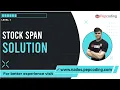Stock Span Solution