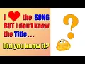 Lagu Do you know this song?🤔 Title please, thank you.😑😊