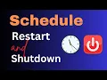 How to Schedule Shutdown Timer in Windows Using CMD